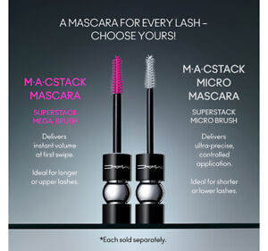 MACSTACK MASCARA ~Choose Brush Type~ Brand New TIKTOK TRENDING FREE POSTAGE 