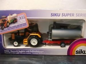 WOW EXTREMELY RARE #2226 Renault Tractor with Vacuum Tanker BNIB 1:55 Siku - Picture 1 of 6