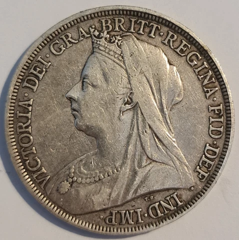 GREAT BRITAIN / 1896 LX Silver Crown,Queen Victoria !! Cover