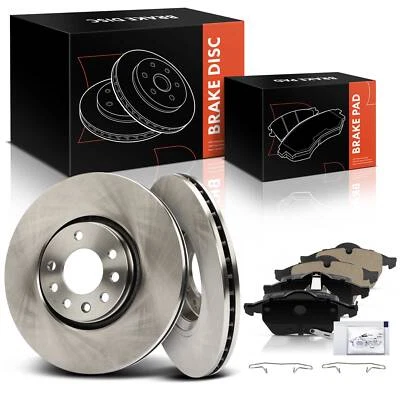 Rotores de freno de disco delanteros + pastillas de freno de cerámica para SAAB 9-3 1999-2002 9-5 00-06 Foto 1 de 4