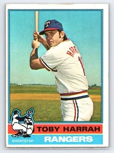 1976 Topps Toby Harrah #412 Texas Rangers SS Shortstop Vintage MLB Card - Foto 1 di 2