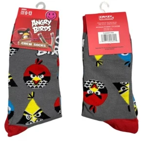 Angry Birds Socks - 2 PAIRS 🧦🧦 Fast Shipping! Video Game - Picture 1 of 1