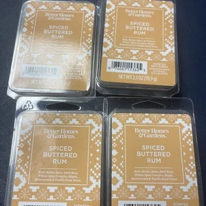 NEW BETTER HOMES And & GARDENS SPICED BUTTERED RUM WAX CUBE MELTS 2.5 - LOT OF 4 - Picture 1 of 4