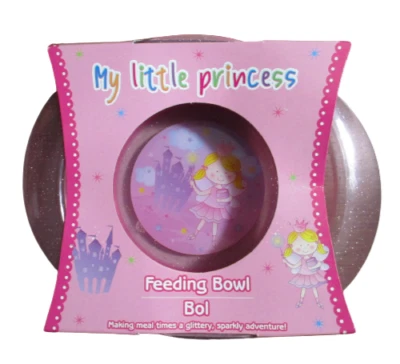 Cuenco de alimentación My Little Princess plástico brillante sin BPA 15,7 oz (465 ml) rosa Foto 1 de 4