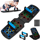 10 In 1 Push Up Board For Men Women - Home Workout Fitness Rack System With Colo