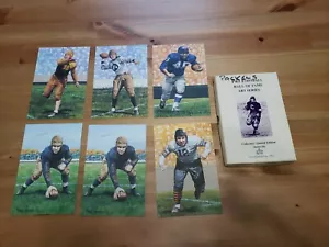 1994 Pro Football Hall of Fame 4x6 Goal Line Art Series 1994 6 cards w/box🔥 - Picture 1 of 3