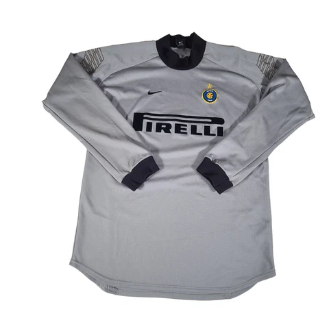 Vintage Nike 2001/2002 Inter Milan Pirelli Goalkeeper Jersey Home Size Large Cover