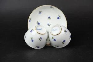 Antique Amstel Porcelain Dutch cups and one Saucer 18th century marked perfect ! - Picture 1 of 9