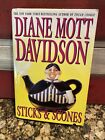 Sticks And Scones A Novel By Diane Mott Davidson First Edition