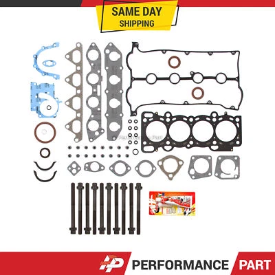 Juego completo de juntas pernos de cabeza para 98-01 Kia Sephia Spectra 1.8L DOHC 16V T8 Foto 1 de 4