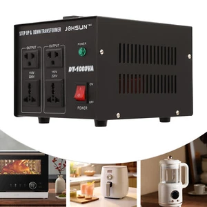 Spannungswandler 110V auf 220V Wechselrichter Stromwandler 800W Schwarz - Bild 1 von 24