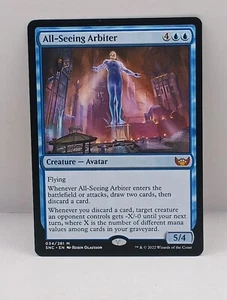 All-Seeing Arbiter Foil (034) Streets of New Capenna SNC MTG Magic - Bild 1 von 2