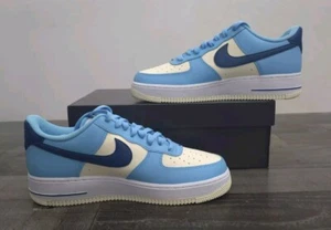 Nike Air Force 1 Low '07 Aquarius Blue Coconut Milk Sneaker HF4837-407 Size 9 - Picture 1 of 21