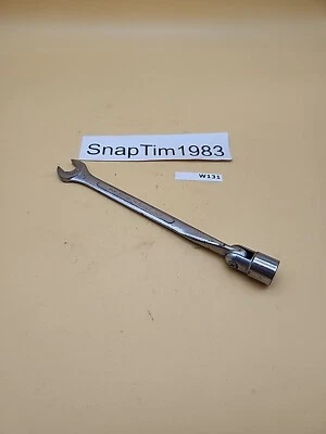 Llave de cabeza flexible TrueCraft 9/16" 12 puntos enchufe y abierta # 1318 Japón  Foto 1 de 4