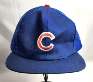 vintage Twins Enterprise CHICAGO CUBS baseball Trucker Hat snapback Mesh - Picture 1 of 6