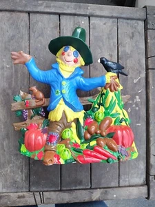 Toppa Spaventapasseri in ceramica con grande dettaglio vintage - Halloween - 12”x12” - Foto 1 di 5