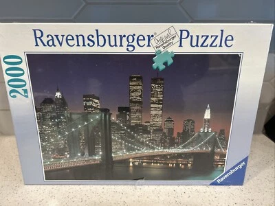 Rompecabezas Ravensburger 2000 piezas ciudad de Nueva York puente de Brooklyn Manhattan Foto 1 de 4
