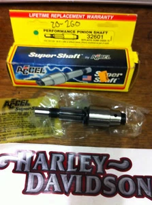 SPORTSTER PINION SHAFT  BY ACCEL FITS 1977-EARLY 1981   TOP QUALITY MADE IN USA - Picture 1 of 4