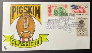 1992 Hand-Colored Cover - Football Pigskin Classic III - Bob Grier - Anaheim, CA - Picture 1 of 2