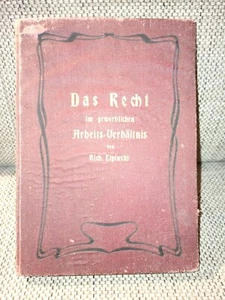 Deutsches Reich altes Gesetzbuch der Arbeit 1903 - Bild 1 von 3