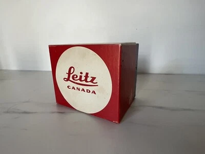 Leica R Elmarit 2.8 19mm Original Lens “Empty” Box Vintage Leitz Canada - Image 1 of 4