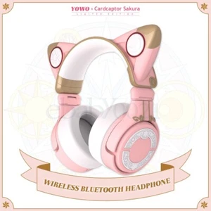 YOWU x CARDCAPTOR SAKURA Wireless Bluetooth Headphones Pioneer New F/S - Picture 1 of 7