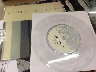 Elliott Smith Division Day 7" CLEAR VINYL Record non xo either or lp songs! NEW! - Image 1 of 3