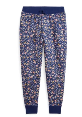 $40 Polo Ralph Lauren Estampado de Flores Polar Joggers Pantalones 8Y Medianos Foto 1 de 4
