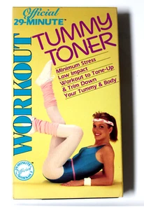 Tummy Toner (VHS, 1987) Workout Video, 80s Cynthia Targosz, buy 2 get 1 FREE - Picture 1 of 3