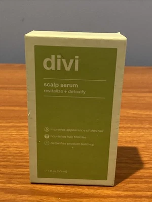 Suero para cuero cabelludo Divitalizar + Desintoxicar 1 OZ 30 ml tamaño completo para cabello fino Foto 1 de 3