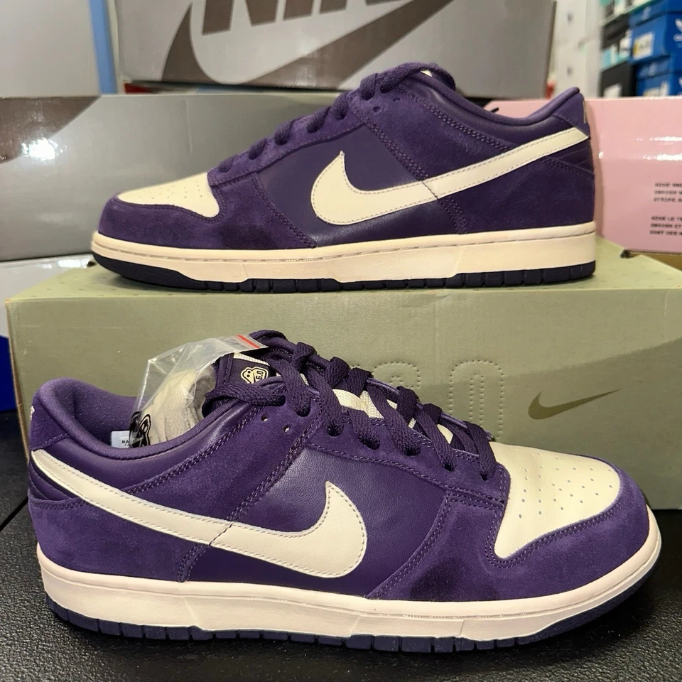 Talla 10.5 - Nike Dunk NKE Low Quasar púrpura 314142-511 Foto 1 de 4