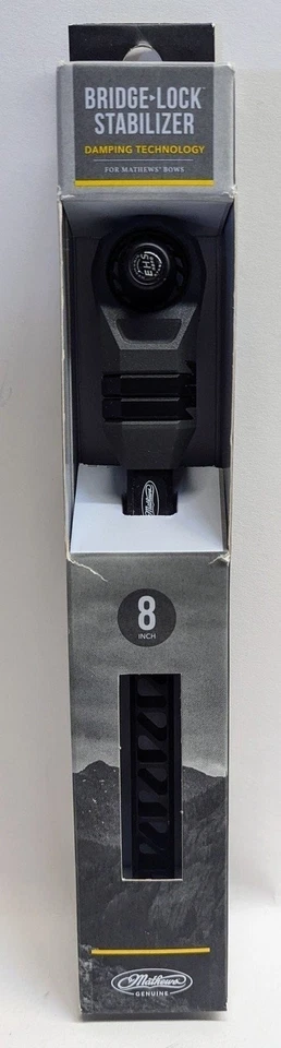 Estabilizador de arco Mathews 8" Bridge Lock - Shale #81045 Foto 1 de 1