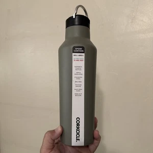 BOTELLA DE AGUA AISLADA CANTIMPLORA DEPORTIVA CORCHOCICLE SIERRA 20 OZ - GRIS - Imagen 1 de 9