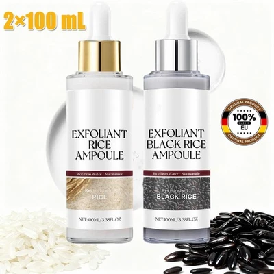 Siero esfoliante 100 ml fiala di riso PEEL SHOT-GLOW scrub viso peeling viso - Immagine 1 di 4