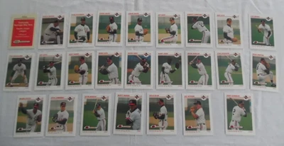 1991 AAA COLORADO SPRINGS SKY BOX BASEBALL CARDS-#76-99 - Image 1 of 4