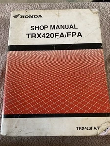 Manual de taller Honda TRX420FA/FPA 2008 - Imagen 1 de 7