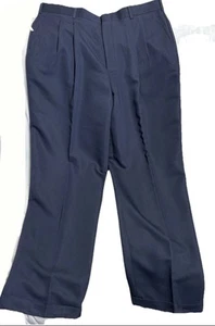 Vintage YSL Yves Saint Laurent Pour Homme Pleated Dress Pant Rayon Blend 38 X32 - Picture 1 of 4