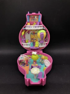 Vintage Polly Pocket „Up Up And Away“  Bluebird Figuren Heißluftballon kompakt - Bild 1 von 9