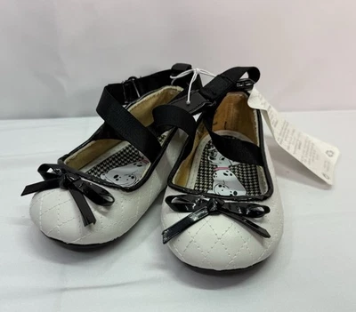 NUEVO CON ETIQUETAS-Disney Baby por Disney Store 101 Dálmatas Penny 12/18M Ballet Pisos Foto 1 de 4