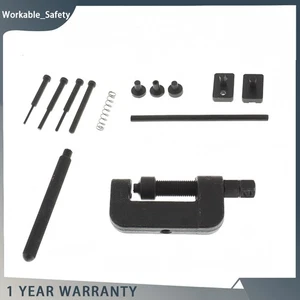 13Pcs Motorcycle Bike Chain Splitter & Breaker Link Riveting Tool Kit Heavy Duty - Picture 1 of 8