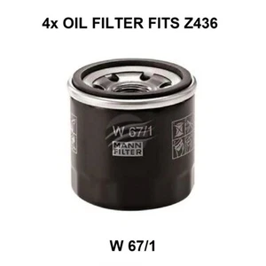4x OIL FILTER FITS Z436 (W 67/1) - Picture 1 of 1