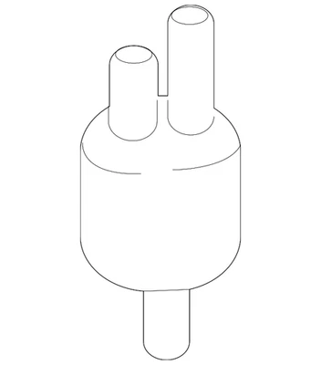 Válvula de retención original Mercedes-Benz 000-860-08-62 Foto 1 de 3