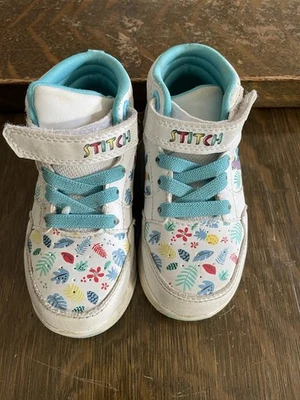 Stitch Toddler High Top Sneakers (Size 8) - Imagem 1 de 4