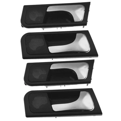 Set of 4 Interior Door Handles w/ Assy Trim For Suzuki Forenza Chevy Optra 04-07 Foto 1 de 4