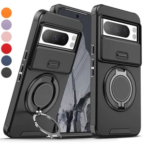 Case For Google Pixel 10 9 Pro XL 9A 8A 8 Pro Slide Camera Magnetic Stand Cover - Picture 1 of 17