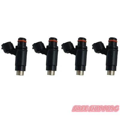 For Kawasaki Ninja ZX600 ZX6R Z750 2007-2012 New 4Pcs Fuel Injectors 49033-0013 Foto 1 de 4