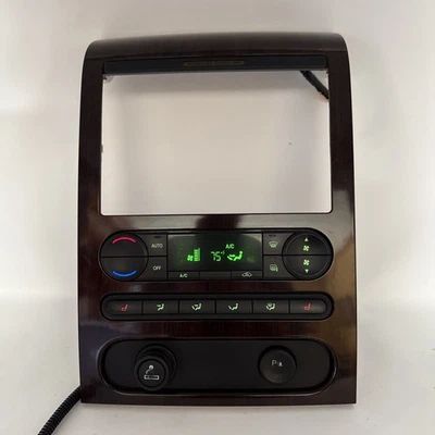 2004 - 2008 年福特 F-150 交流电热气候控制仪表板挡板 5L3H-18C612-CC — 第 1/4 张图片