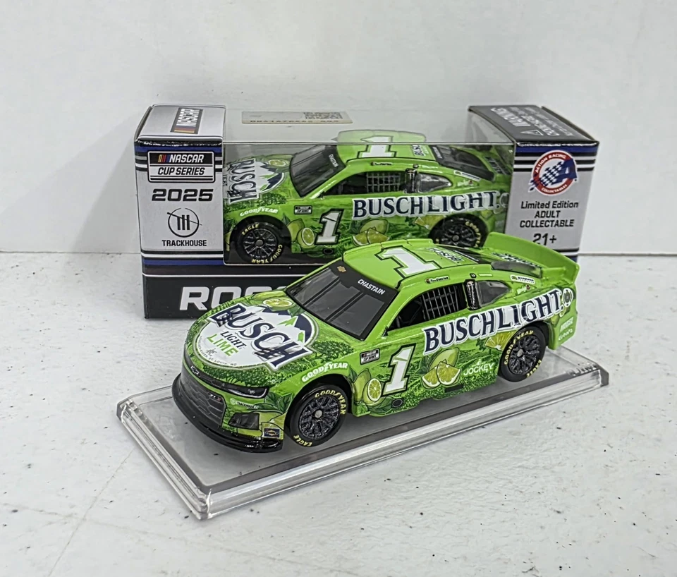 2025 Ross Chastain #1 Busch Light Lime 1:64 Scale - Instock Now - Image 1 of 1