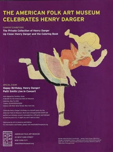 Pubblicità evento speciale museo arte beneficenza compleanno HENRY DARGER'S 2010 - Foto 1 di 1