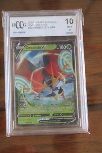 POKEMON 2020 SWORD & SHIELD VIVID VOLTAGE ORBEETLE V URR 020/185 BCCG 10 MINT - Picture 1 of 1